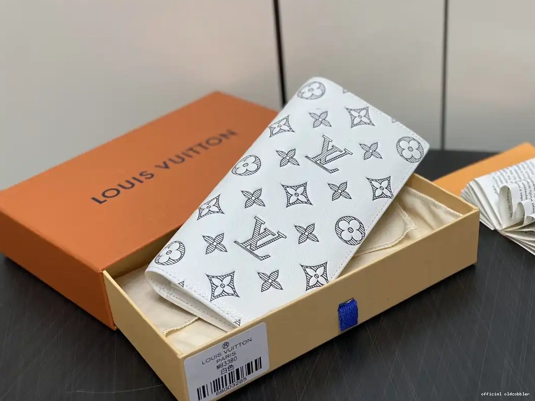 Official oldcobbler VUITTON WALLET-10*19*2cm LOUIS BRAZZA 0629